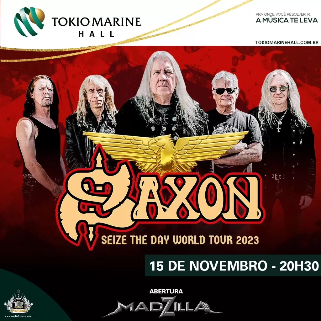 Saxon já está no Brasil para turnê histórica com shows em quatro cidades no país e América Latina