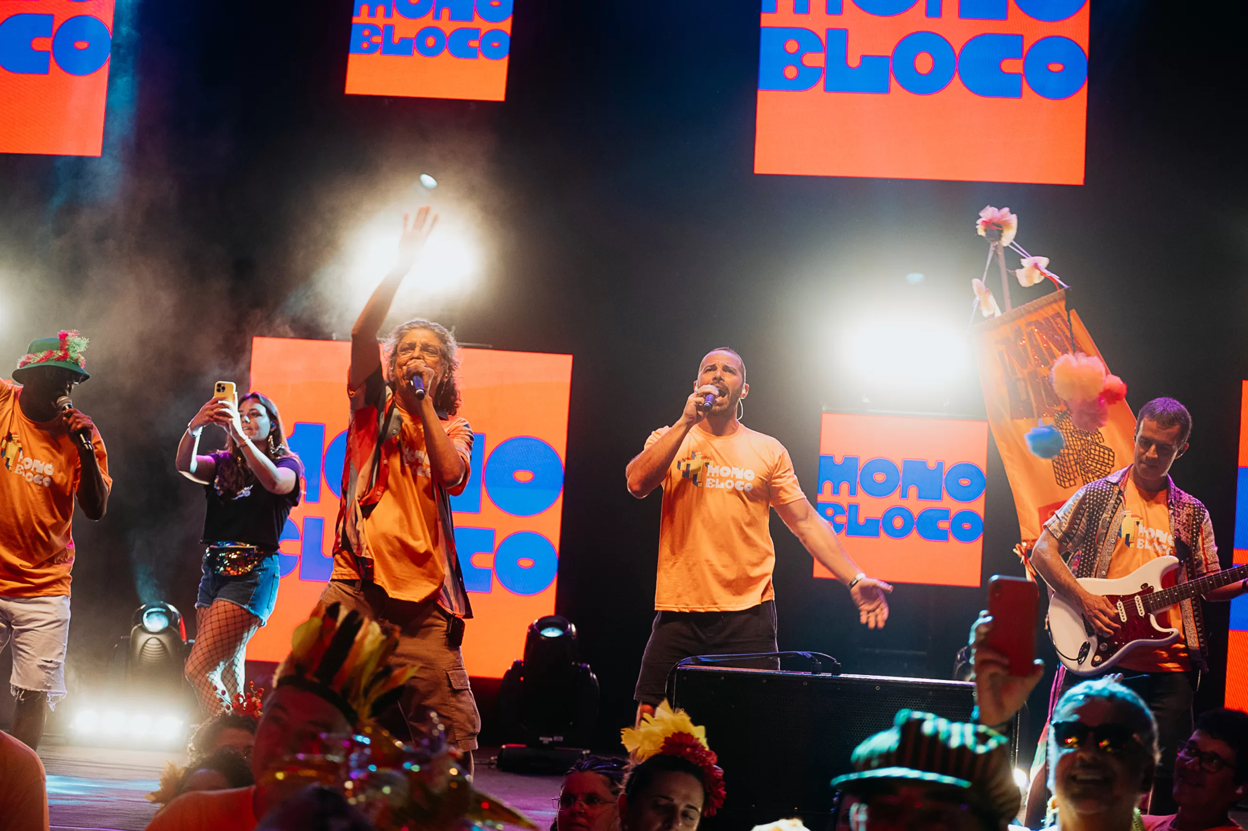 Monobloco leva a sua bateria para a Audio, dia 19 de janeiro, na última festa antes do desfile de 2024, em São Paulo