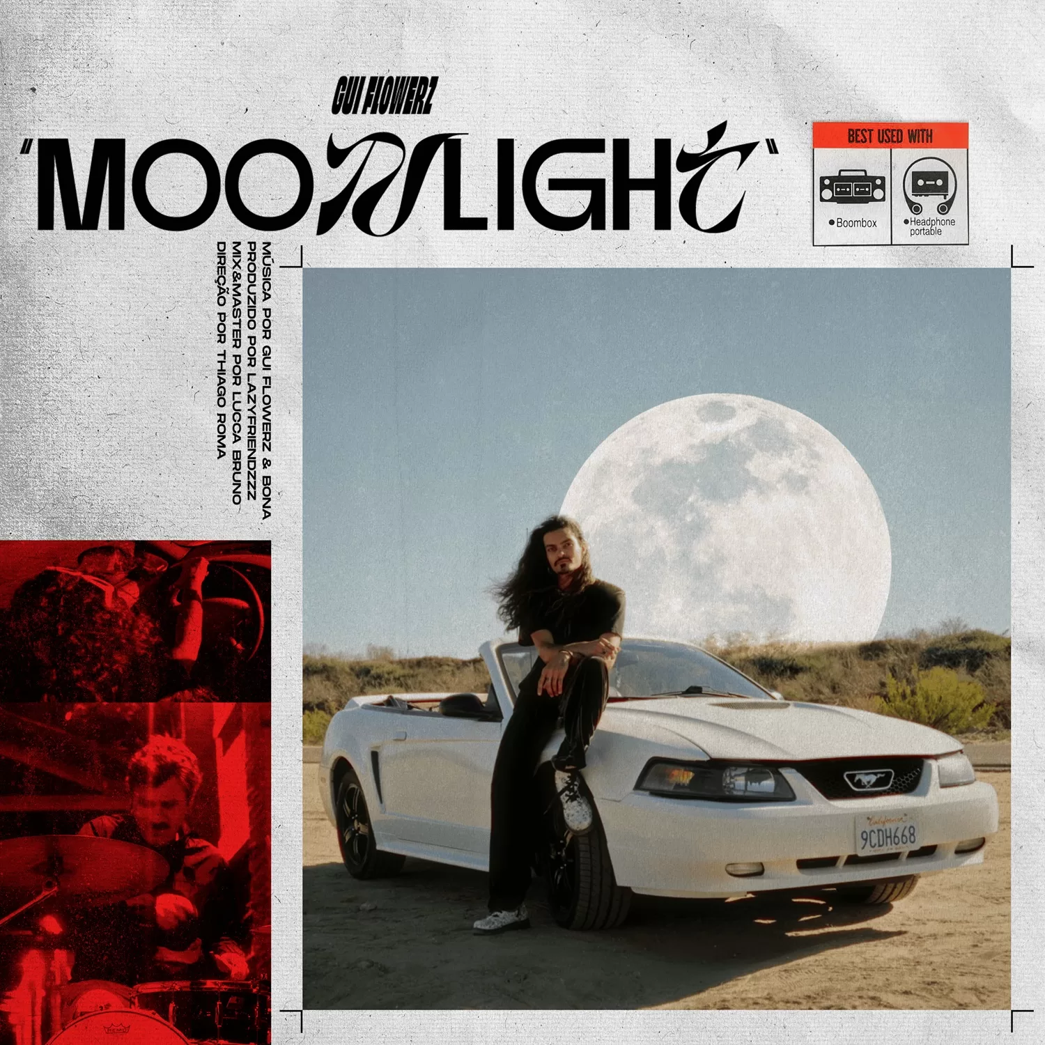 Gui Flowerz reflete as belezas da noite belezas da vida noturna entre indie, psicodelia e hip hop em parceria com Bona