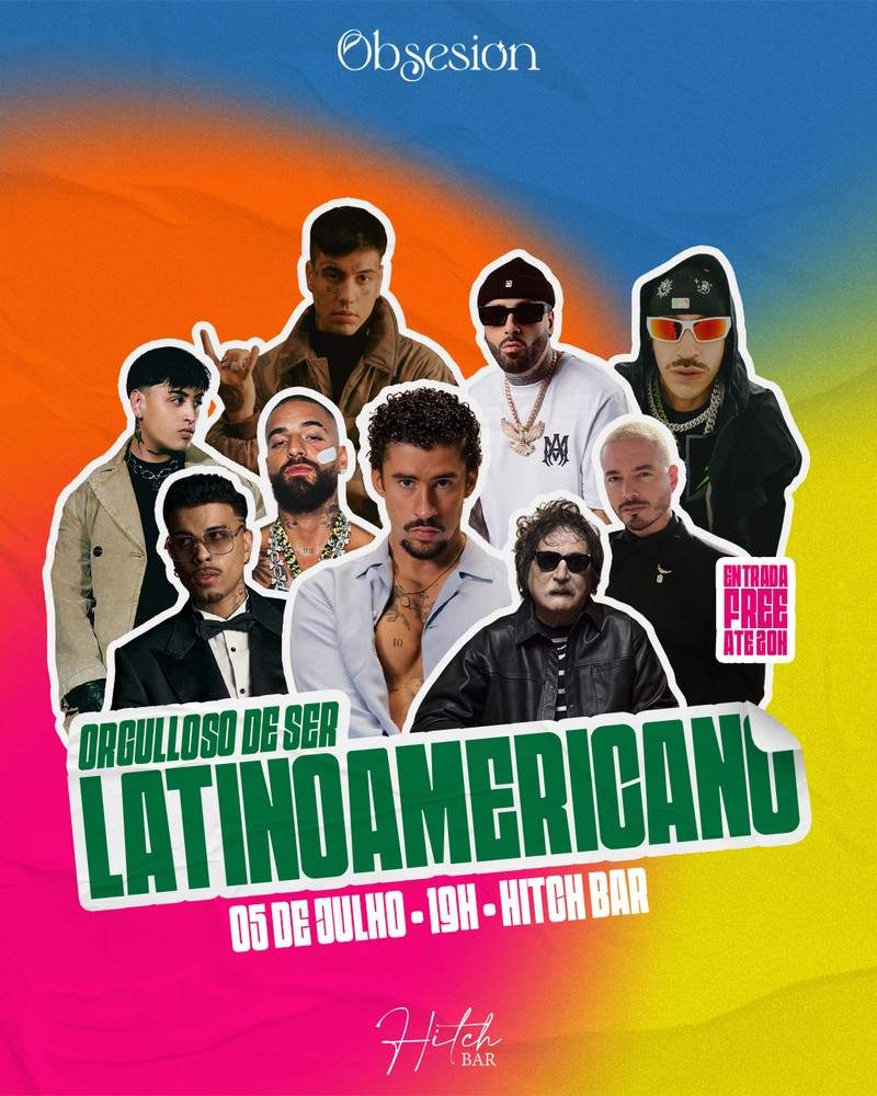 Festa Obsesión apresenta a nova edição “Orgullosx de ser Latinoamericanx”, neste sábado (05), em São Paulo