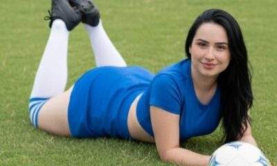 Apaixonada por motocross, Ingrede Naiara participa do Musa do Brasileirão como Musa do Cruzeiro